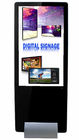 Esposizione verticale del contrassegno di Digital di tocco ultra esile per la pubblicità del riproduttore video