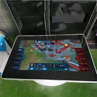 Multi Tabella infrarossa del touch screen, superfici interattiva completa 43&quot; 55&quot; di vetro dell'AR della Tabella di media di HD