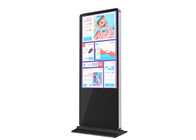 Contrassegno 75&quot; di Digital pubblicità LCD dell'interno del totem dell'esposizione del supporto 4K del pavimento per il centro commerciale