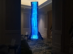 Chiosco da pavimento per segnaletica digitale con schermo OLED per pubblicità