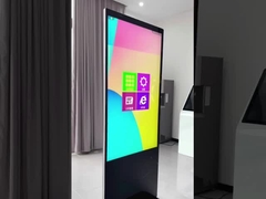 pavimento a 65 pollici 43 55 che sta affissione a cristalli liquidi che annuncia l'esposizione Media Player dell'affissione a cristalli liquidi di Hd del chiosco del totem del contrassegno di Digital