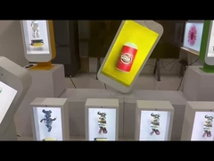 Casella di ologrammi 3D da 22 pollici vetrina LCD trasparente