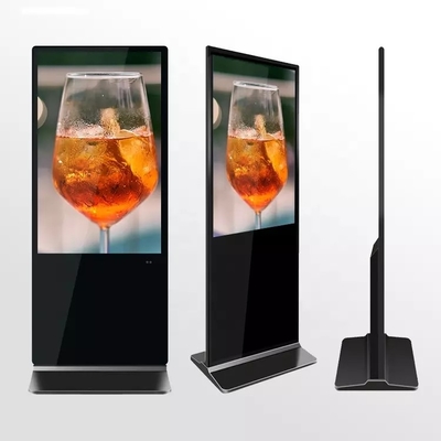 contrassegno LCD di Digital Android del pavimento di 50inch di condizione del chiosco dell'interno del touch screen
