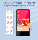 contrassegno LCD di Digital Android del pavimento di 50inch di condizione del chiosco dell'interno del touch screen