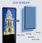 contrassegno LCD di Digital Android del pavimento di 50inch di condizione del chiosco dell'interno del touch screen