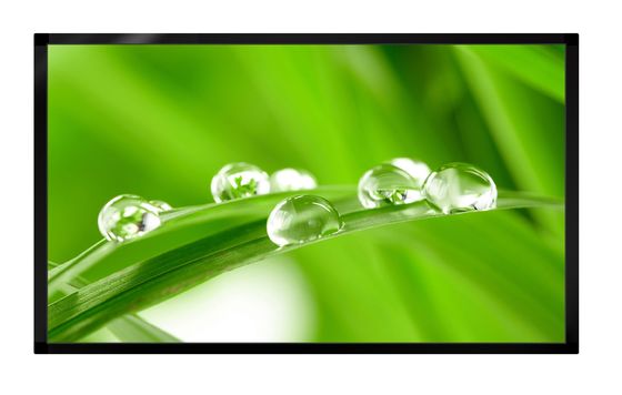 Display pubblicitario LCD da 55 pollici Multi-Touch montato a parete