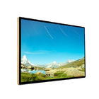 CA di alluminio 110V - 240V del bordo di HD di pubblicità dello schermo del supporto LCD verticale della parete