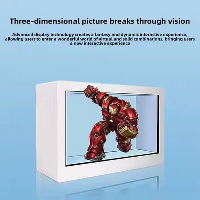 Casella di ologrammi 3D da 22 pollici vetrina LCD trasparente