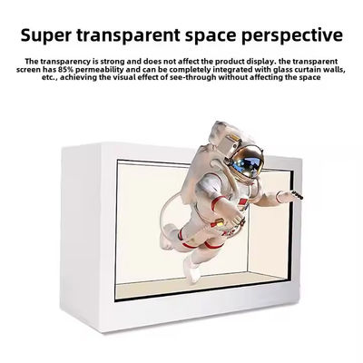 Casella di ologrammi 3D da 22 pollici vetrina LCD trasparente