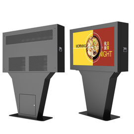 Chiosco all'aperto dello schermo del paesaggio del monitor 65inch 55inch 43inch di recinzione del menu TV di Digital del cavalletto