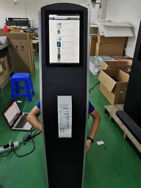 12.1 pollice piano in piedi capacitivo touch screen chiosco con stampante THERMAL integrato Android o PC OS per chiosco di pagamento