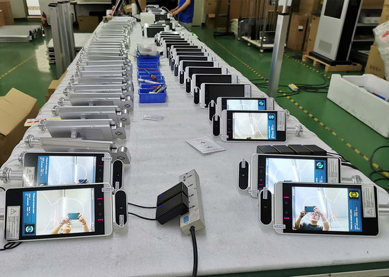Terminale termico automatico biometrico di riconoscimento di fronte del sistema di Access di misura degli impiegati di riconoscimento di fronte del lettore di schede di RFID