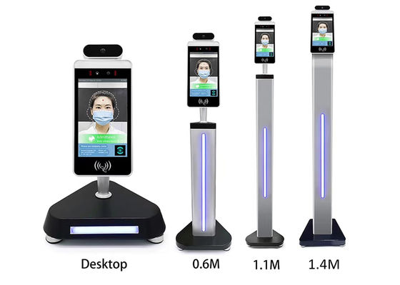 Terminale termico automatico biometrico di riconoscimento di fronte del sistema di Access di misura degli impiegati di riconoscimento di fronte del lettore di schede di RFID