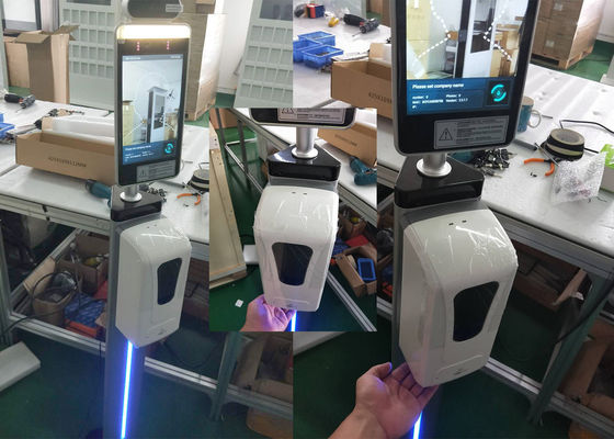 Terminale termico automatico biometrico di riconoscimento di fronte del sistema di Access di misura degli impiegati di riconoscimento di fronte del lettore di schede di RFID