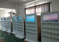 Contrassegno di pubblicità LCD commerciale di Digital dell'esposizione di colore di Whitel con il pavimento di WiFi che sta il contrassegno di Digital