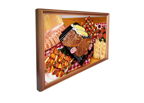 Contrassegno di legno della galleria per la struttura astuta della foto di Digital