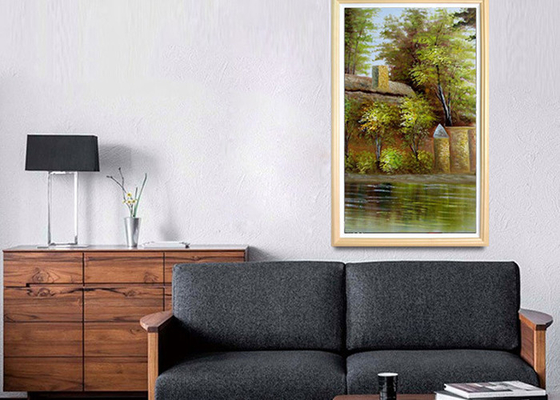 Contrassegno di legno della galleria per la struttura astuta della foto di Digital
