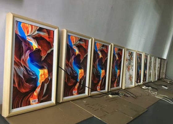 Struttura della foto del contrassegno dell'affissione a cristalli liquidi Digital di controllo del App del supporto della parete per il museo