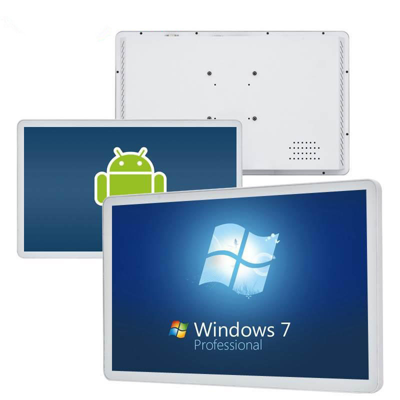 Touch screen fissato al muro Android 1920 x del contrassegno di Digital del bordo bianco a 32 pollici risoluzione 1080
