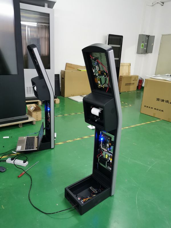 12.1 pollice piano in piedi capacitivo touch screen chiosco con stampante THERMAL integrato Android o PC OS per chiosco di pagamento