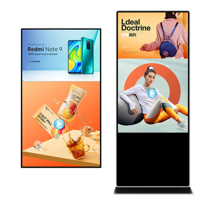 Esposizione di pubblicità LCD a 65 pollici 55 del contrassegno 43 di Digital del touch screen di TFT LCD