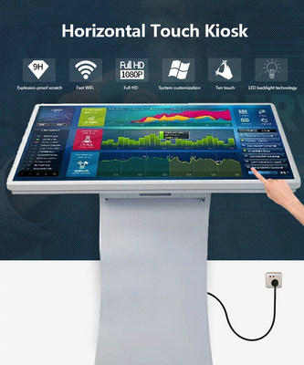 compressa interattiva di Android HD dell'esposizione di 32 43 del chiosco LCD a 55 pollici del cavalletto