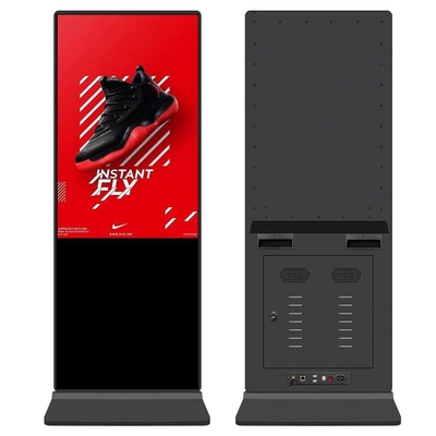 Wifi Touch Screen Digital Signage Kiosk Lettore pubblicitario LCD da pavimento da 55 pollici