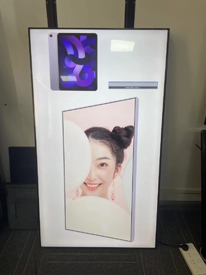 lo schermo di visualizzazione LCD della scatola di luce di 55inch 65inch TFT scrive la struttura a macchina ultra stretta