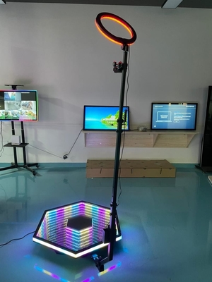 Cabina automatica girante di Selfie di 360 gradi dell'esposizione olografica 3D