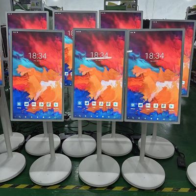 32 pollici portabile Smart Interactive Touch Kiosk Mobile Wireless LCD Display girevole