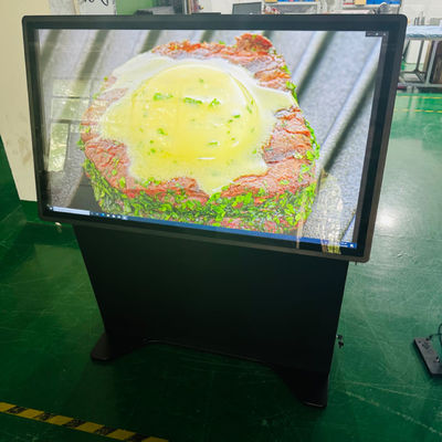 55 pollici Stand touch screen chiosco monitor LCD Pcap con computer i7 integrato