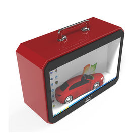 Vetrina LCD trasparente interattiva 450 Cd/m2 a 22 pollici della maniglia 3G Wifi