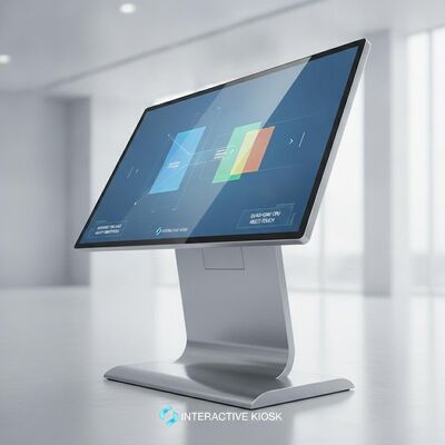 Tempo di risposta 8 Ms Segnaletica digitale multi-touch che offre CPU quad-core e luminosità di 400 Cd m2 Perfetta per chioschi interattivi