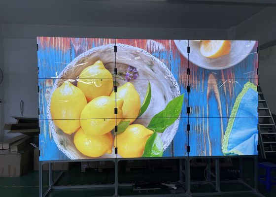 Video contrassegno LCD di Digital dell'incastonatura della lampadina 3.5mm della parete LED a 55 pollici