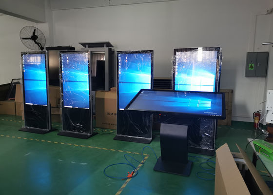 Cavalletto a 85 pollici del chiosco di pubblicità del touch screen 75 estetici