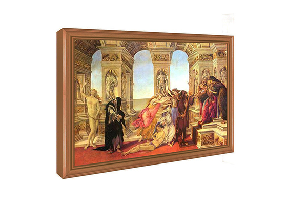 Arte della pagina NFT della foto di Digital del lettore multimediale di mezzi pubblicitari di Android dell'elevatore a 32 pollici